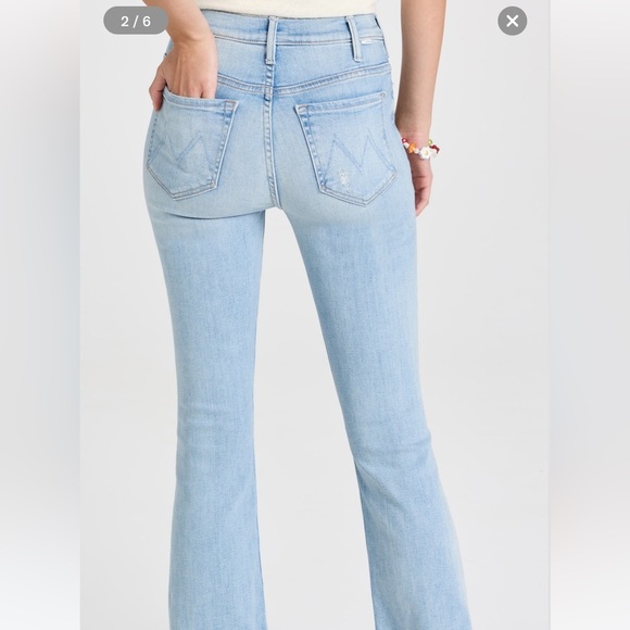 Mother Denim The Hustler Ankle Chew Jeans in Petal Pucker - Picture 5 of 13